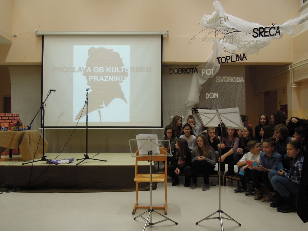 Prireditev ob slovenskem kulturnem prazniku 1