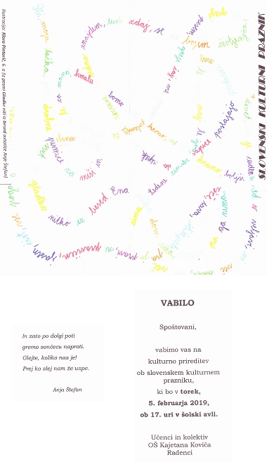 Vabilo za KP